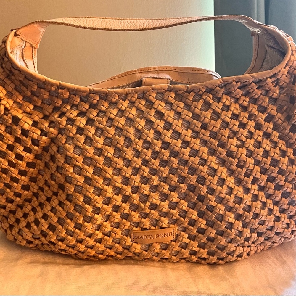 Tan Woven Women's Bag